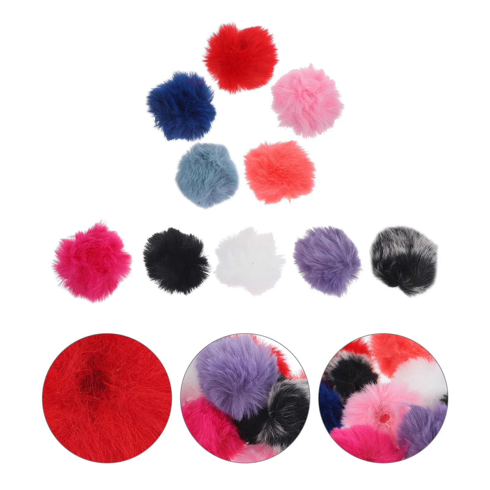 10 Pcs Microphone Cover Wind for Muff Windscreen Windproof Lavalier Furry Lapel