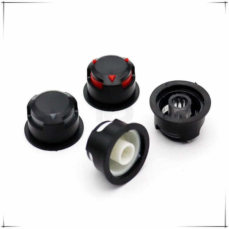 2PCS 23*14MM Plastic Light Transmission Knob Potentiometer Encoder Switch Cap Flower Shaped Inner Hole 6mm
