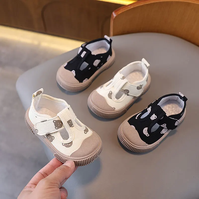 

Kid Canvas Shoe Autumn New Cute Sneaker Kid Cartoon Soft Sole Walking Shoe Boy Gril Sports Shoes Allmatch Casual Kids Shoestenis