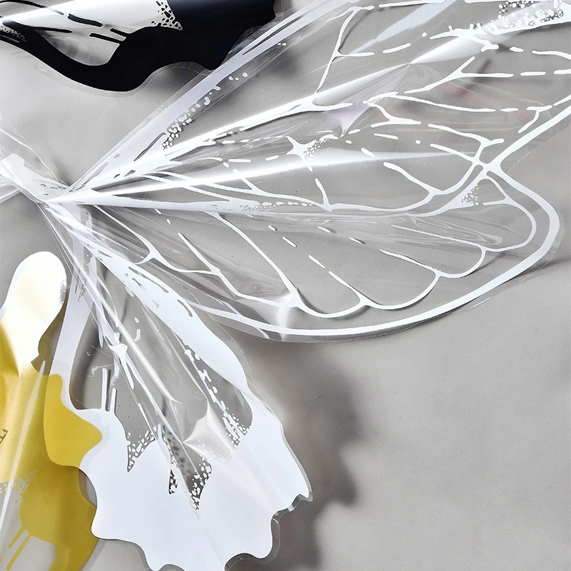 フラワーブーケ用バタフライラッピングペーパー,花柄ラッピングペーパー,DIY素材,ウェディングギフト包装用品,20個