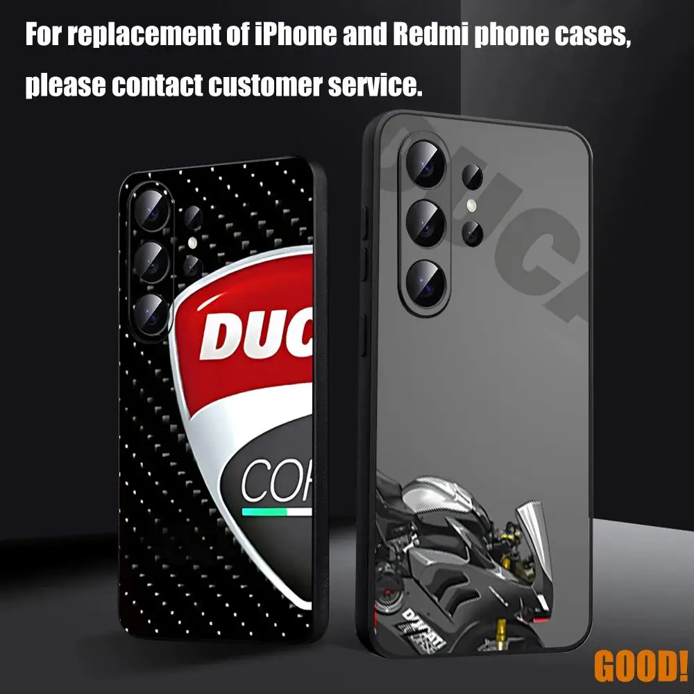 Cool D-Ducaties-I Phone Case For Samsung Galaxy S26 S25 S24 S23 S22 S21 S20 Plus Ultra Fold A Soft Black