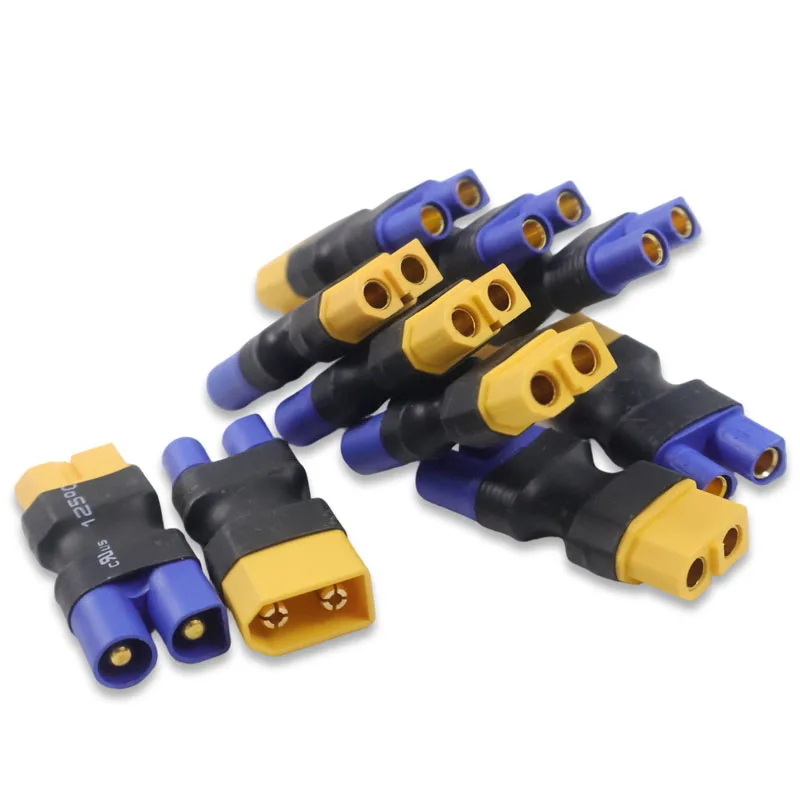 Adapter XT60 Male Female to EC5 EC3 Male Female Connector Plug Adapter for RC FPV Vehicle Lipo Battery Esc Type Durable