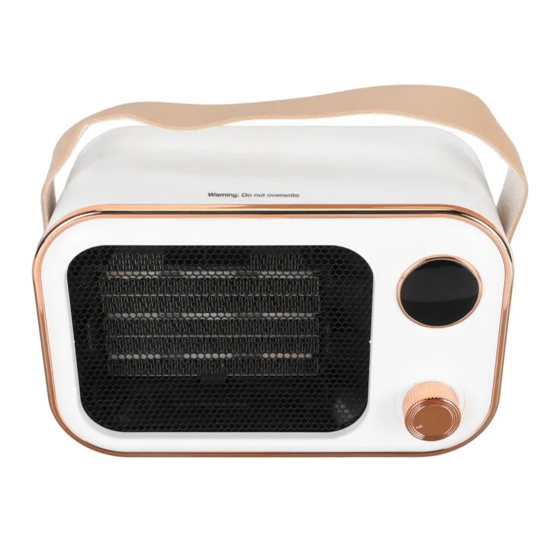 

Портативный электрический обогреватель 800-1200 Вт с 2 режимами нагрева для всестороннего обогрева помещений и рабочего стола