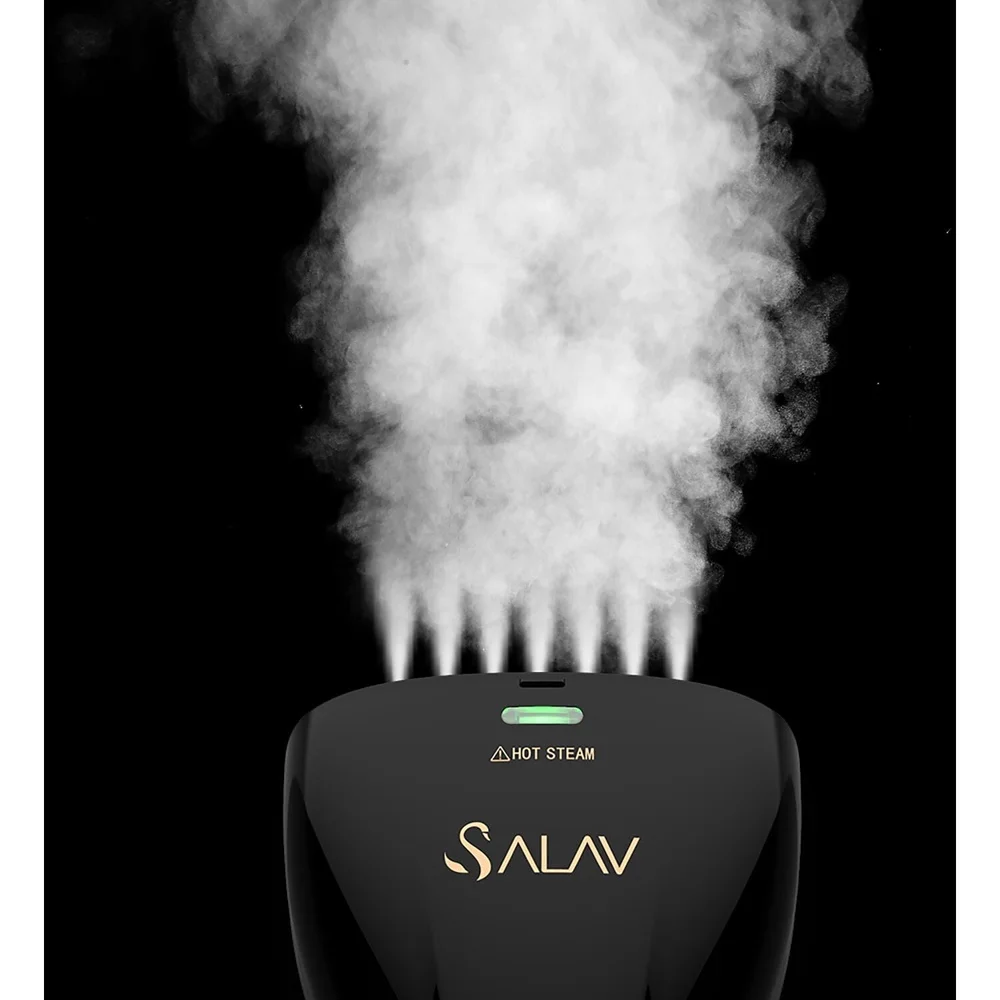 مُبخّر ملابس محمول باليد 1000 وات إعدادات بخار مزدوجة محمولة بدون تنقيط نظام فرشاة قماش حقيبة سفر تصميم مدمج سلك 8.2 قدم