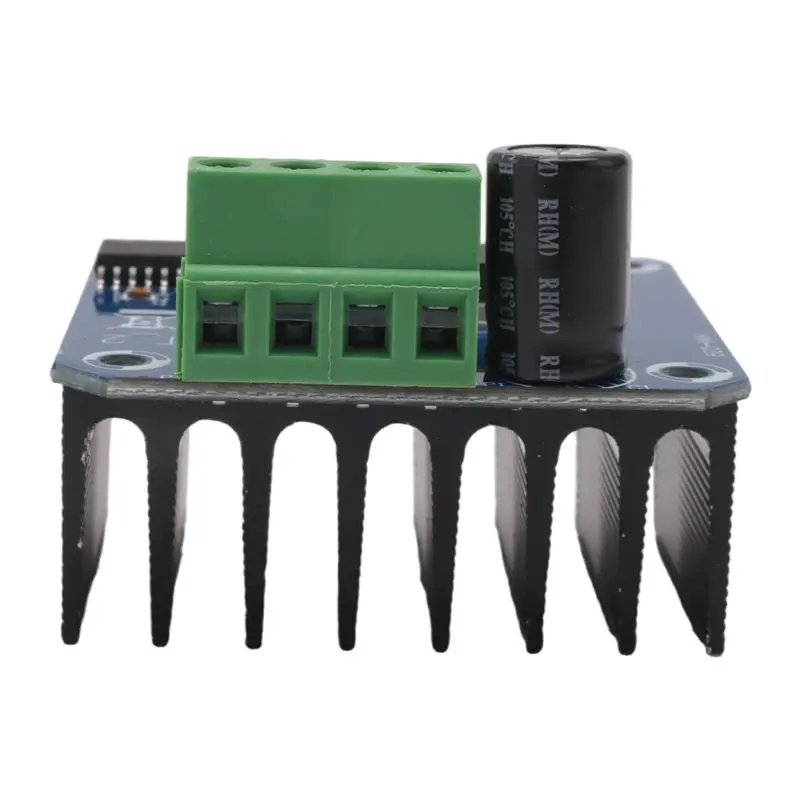 

Модуль драйвера двигателя A75Q-BTS7960 43A высокой мощности / Модуль драйвера для умного автомобиля Arduino с ограничением тока