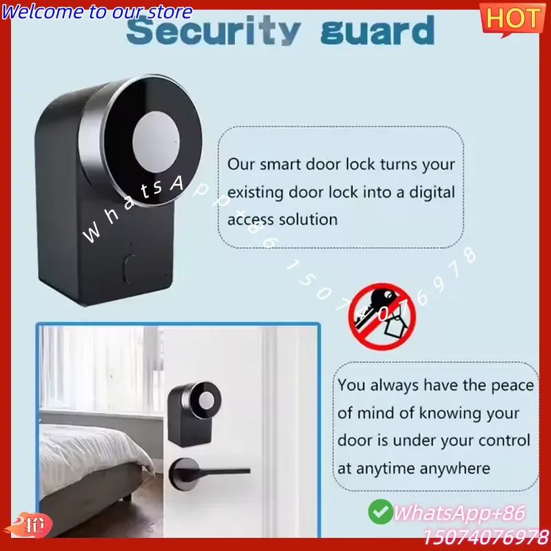 2026 Secukey Smart Euro Lock TTLock App BLE Control Thumb Turn Knob Without Changing the Lock Cylinder High Security Access view 2