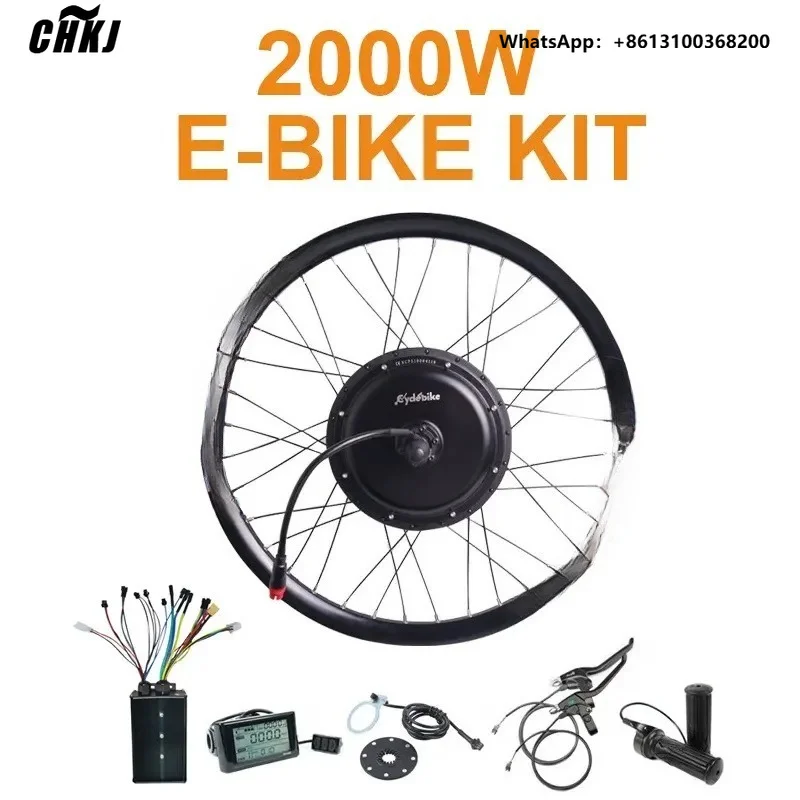 CHKJ High Power 1000w 1500w 2000w 3000w 5000w 26/27.5/29 Triangle Lithium Ion Battery Conversion Kit