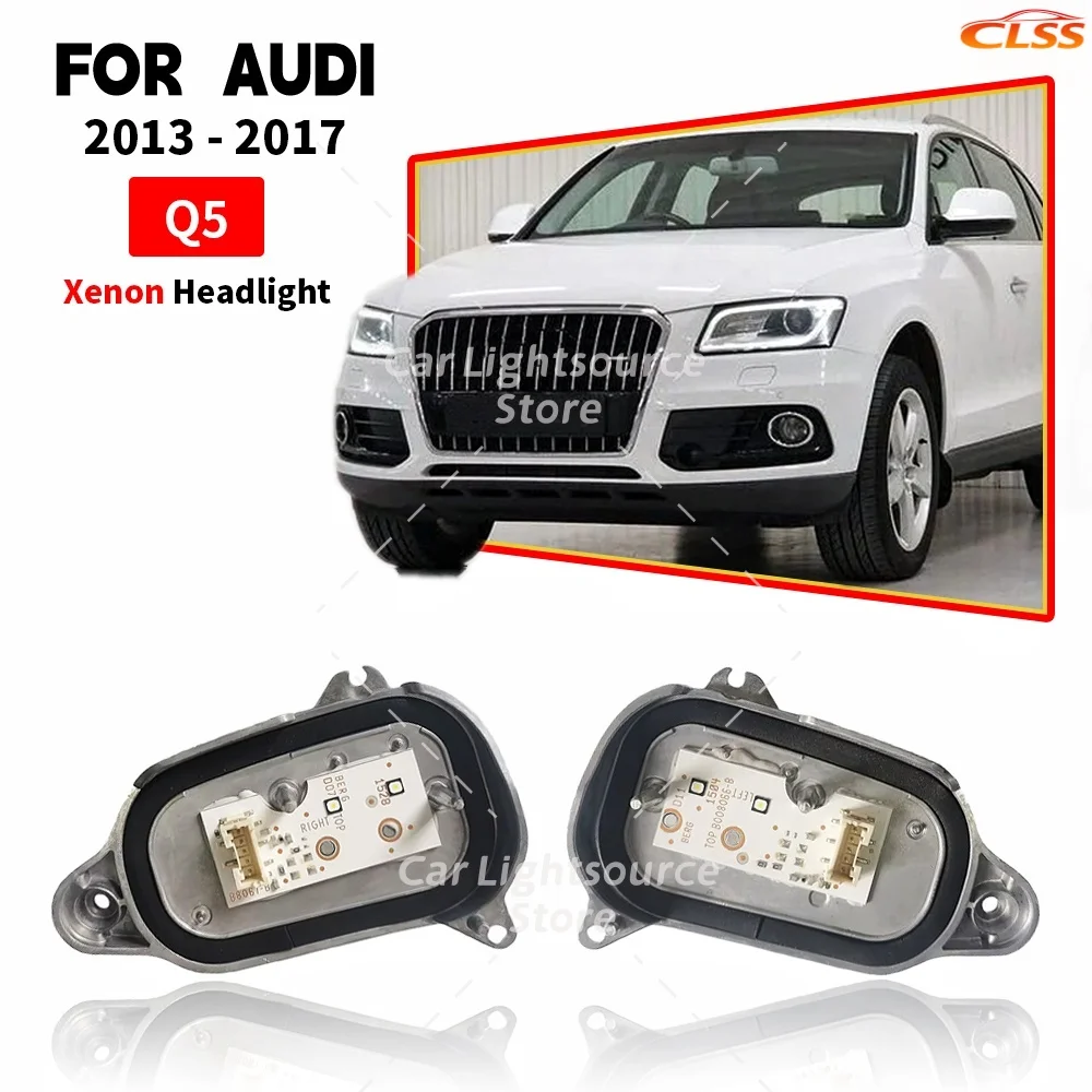 

White Daytime Running Light Module Lightsource Angel Eye Xenon Headlight DRL Boards 8R0941475B 8R0941476B For Audi Q5 2013-2017