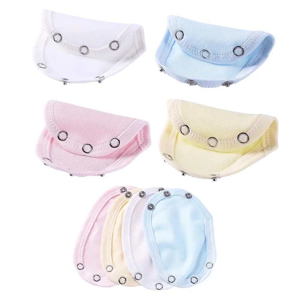 Cute Kid Romper Extend Pad Girl Jumpsuit Lengthen Diaper Mat (4pc White