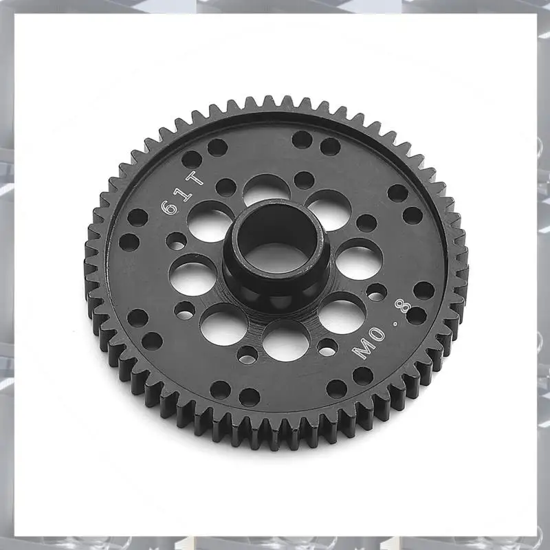 A84F-Steel Metal 32P 61T Spur Gear Main Gear ARA311100 For ARRMA 1/10 GORGON Monster Truck 2WD RC Car Upgrade Parts Black