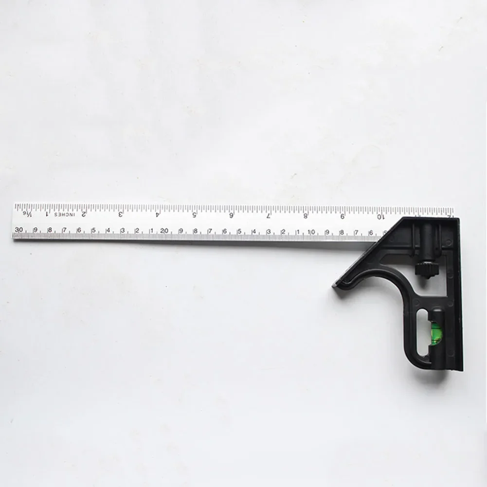 Metric Combination Angle Square Combination Protractor Ruler Square Stainless steel Angle WearResistance Nnovation