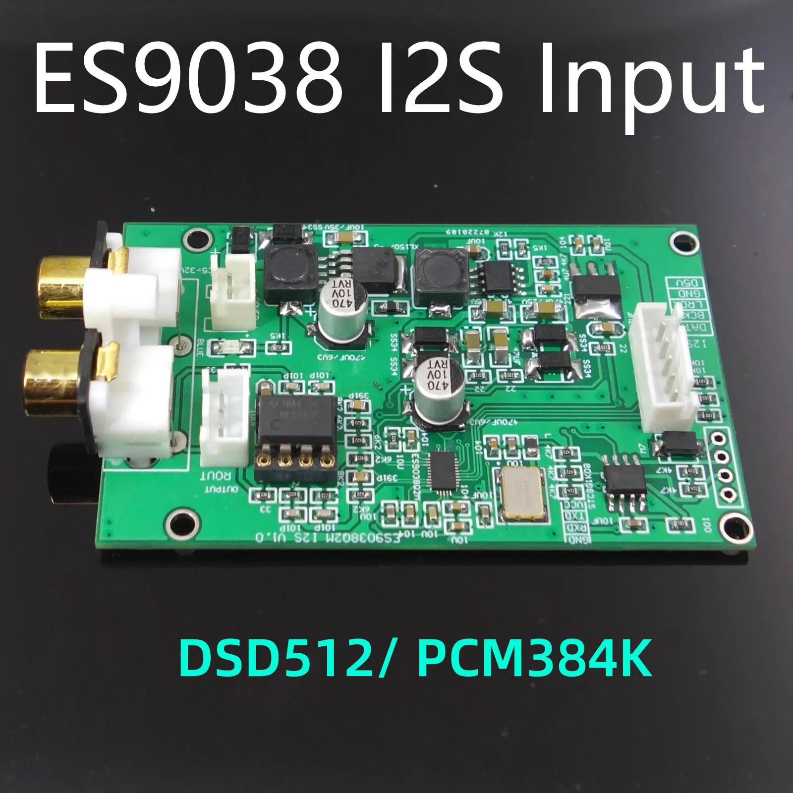 ES9038 I2S Decoder Board DSD512 Upgrade Decoder DAC Bluetooth Device Player