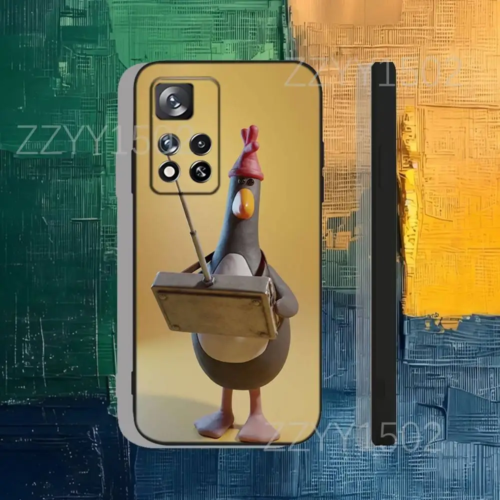 W-WallaceS Penguin Gromit Handyhülle für Samsung S25, S24, Ultra, S20, S30, Plus, S22, S23, Ultra, Plus, 5G Soft Black