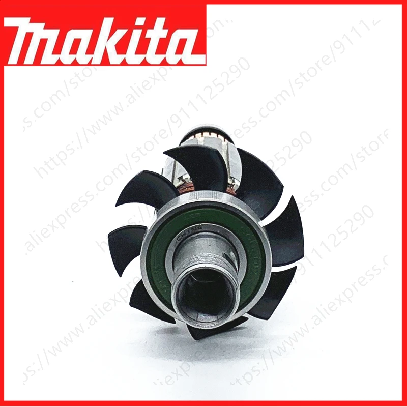 Âncora do rotor da armadura para Makita, peças da ferramenta elétrica, RT0700C, RT0702C, 515844-0, 518802-5, AC220-240V