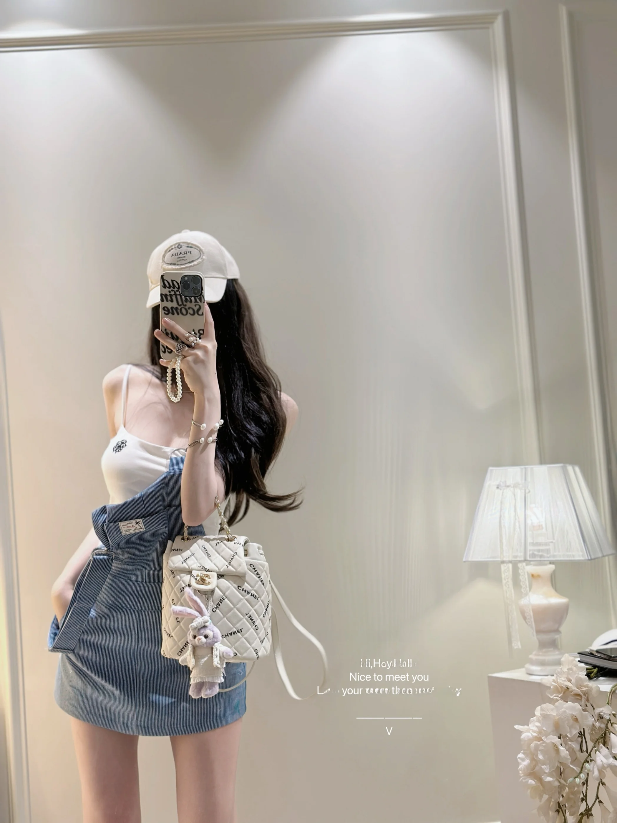 

Летний модный комплект для женщин: джинсовый комбинезон-юбка в полоску с подкладкой на груди и бретелями, облегающий крой, для создания образа «Sweet Girl Pure Desire»