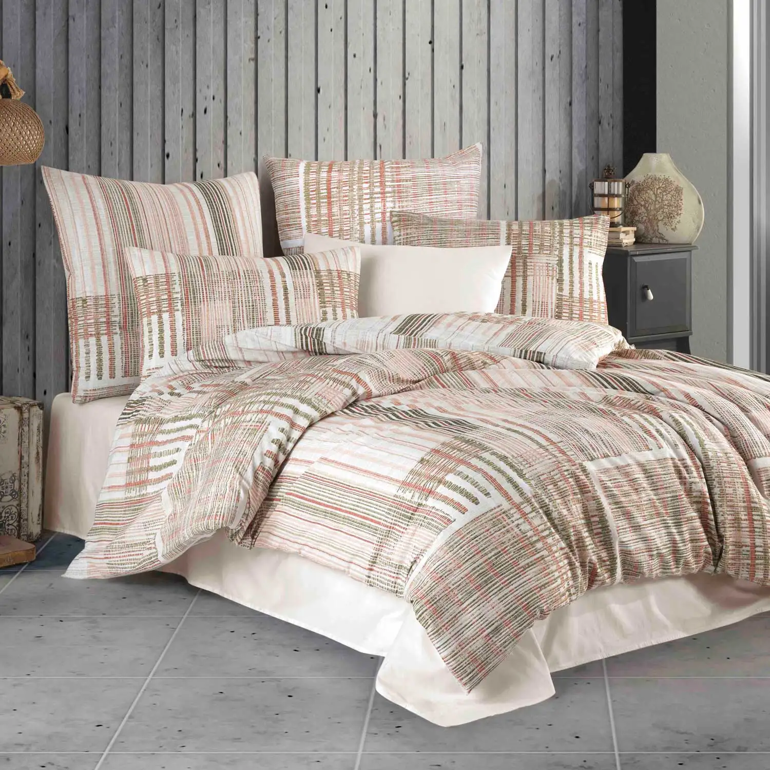 Katoenen Beddengoed Spencer/200X220 Cottonlove Exclusief