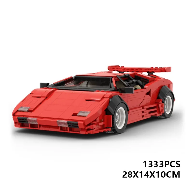 MOC RamboS Super Racing blocks compatible with LEGO small particle car model toys Puzzle assembled model holiday gift ornaments