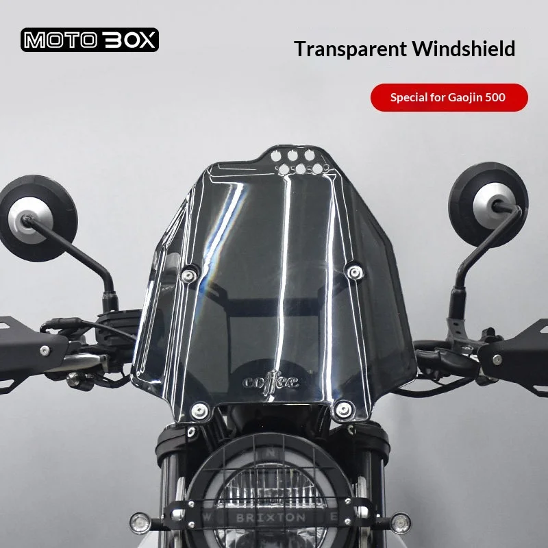 【Premium】For GAOKIN GK500 Front Windshield Modification: High-Definition Transparent Windshield, Additional Crossbar Bracket, an