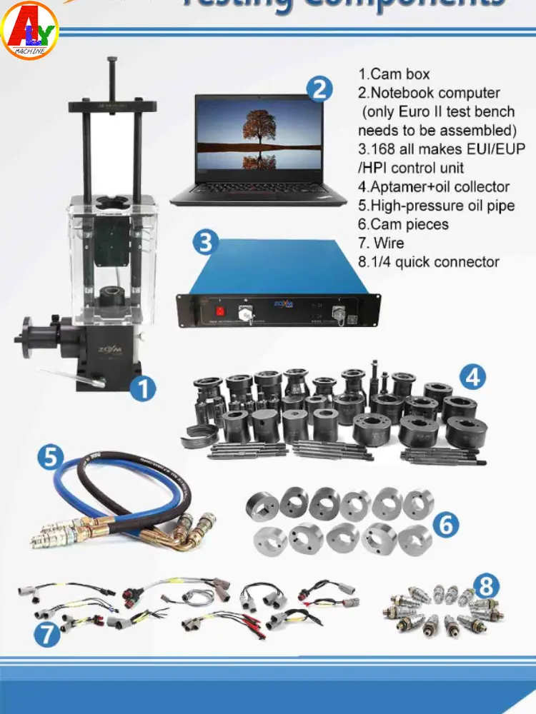 AM-1400 Eui Eup Adapter Elektronische Dieseleinheit Einspritzpumpe Cambox Prüfstand für BOSCH DENSO DELPHI CUMMIN VOVLO SCANIA