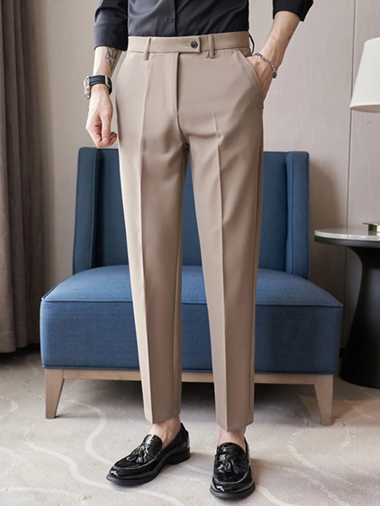 

Busin повседневные мужские свободные прямые брюки, осенние длинные брюки Faion Urban Sle, удобный профессиональный костюм