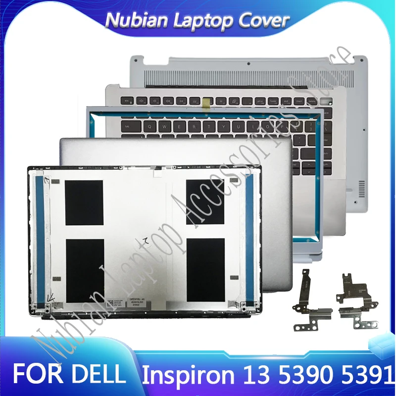 

Laptop LCD Back Cover For Dell Inspiron 5390 5391 Series Front Bezel Bottom Case Cover Hinges Top Case 02XFJC