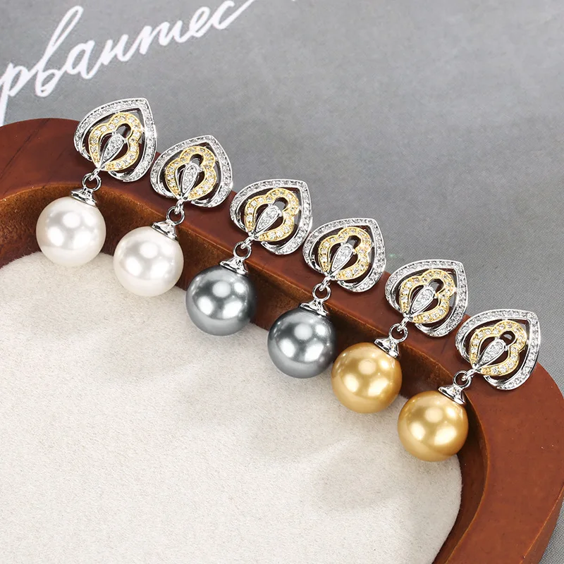 

Light Luxury Jewelry Pearl Earrings S925 Silver Needle Baroque Drop Earrings for Women High-end Niche Temperament