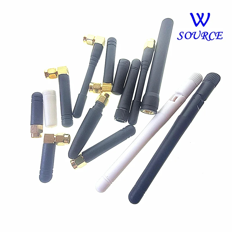 2PCS 868MHz 915MHz Antenna 3dbi SMA Male Connector GSM, GPRS Antena Outdoor Signal Repeater Antenne Waterproof  Glue Rod Antenna