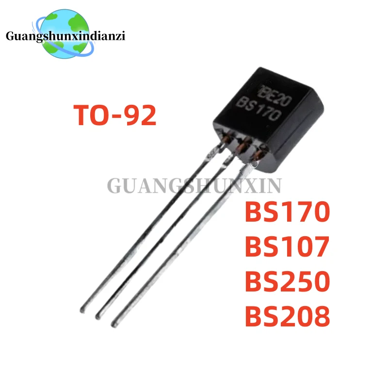TO-92 10PCS NEW 100% high-quality BS170 BS107 BS250 BS208 Best Quality transistor In Stock