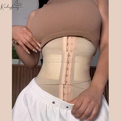 Double Tummy Control Stretchy Colombian Girdles Abdomen Shaped Up Waist Trainer Post Surgery Adjustable Tummy Belt Waist Trimmer