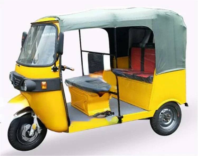Adult Three Wheels Mobile Passenger Vehicles Outdoor Electric Motorcycle Tricycle Tuk Tuk Car