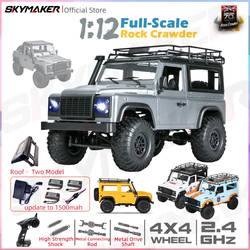 1:12 skala MN Model RTR wersja RC 2.4G 4WD MN99S MN99 MN98 samochód zdalnie sterowany RC Defender zdalne sterowanie 1/12 ciężarówka zabawki dla