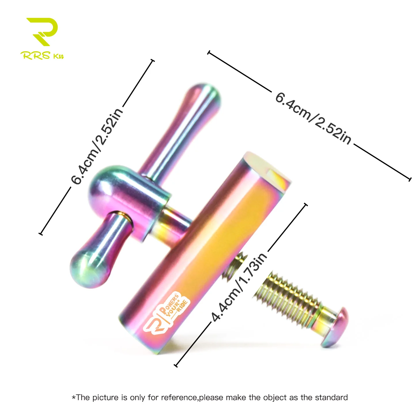 

Rrskit Titanium Alloy Folding Clasp Ultralight TC4 Folding Bike Clasp CNC Process Folding Clasp For Brompton Folding Bicycle