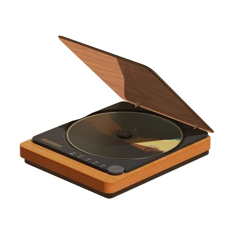 Hi-Fi Pure CD Player with Bluetooth, Lossless Audio Portable Disc Player, Retro Compact Album Player, Digital Audio Output