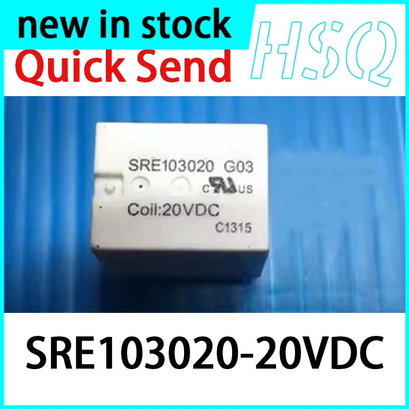 100% New SRE103020-20VDC SRE103020 5-pin One on One Off Mass Electromagnetic Power Relay
