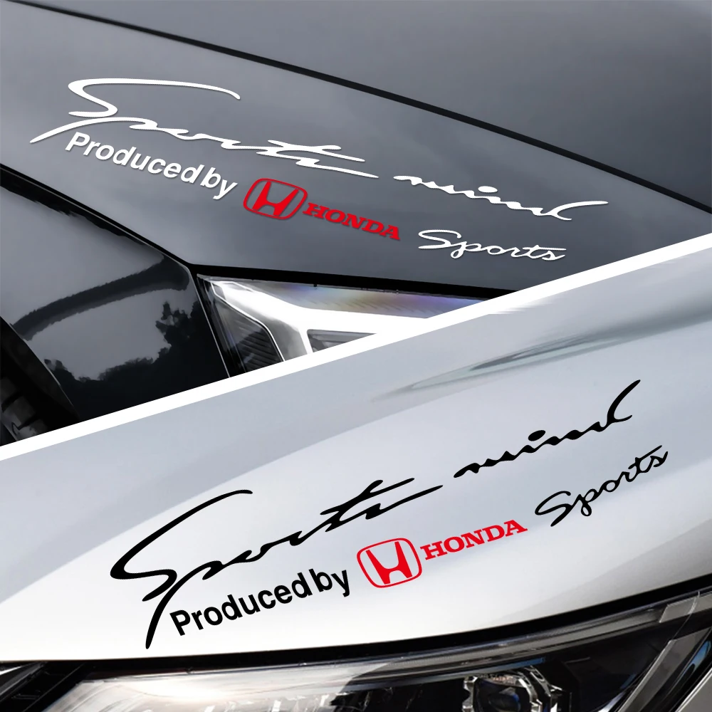 

Для Honda Fit Civic CRV Hrv Jazz CITY Accord CR-Z VTEC Vezel автомобильная виниловая светоотражающая спортивная гоночная наклейка с подсветкой для бровей