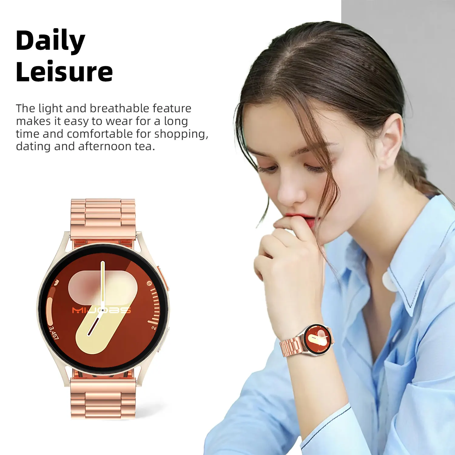 For Samsung Galaxy Watch 7 / 6 / 5 / 4 FE 40mm / 44mm / Galaxy Watch 6 Classic 43mm 47mm Strap Bracelet Band