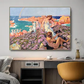 經典法式女同志復古海報 LGBT愛情帆布畫印刷品 客廳家居裝飾壁畫 10 最佳銷售 法國海報 - №6