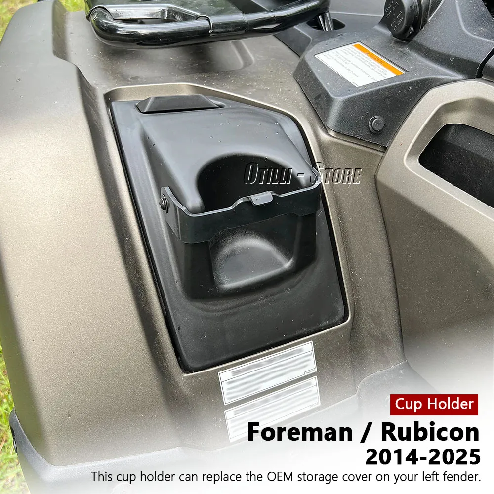 

For Honda Foreman Rubicon 2014 ATV Drink Bottle Holder Multifunction Storage Boxes Water Cup Kettle Stand Beverage Mount Bracket