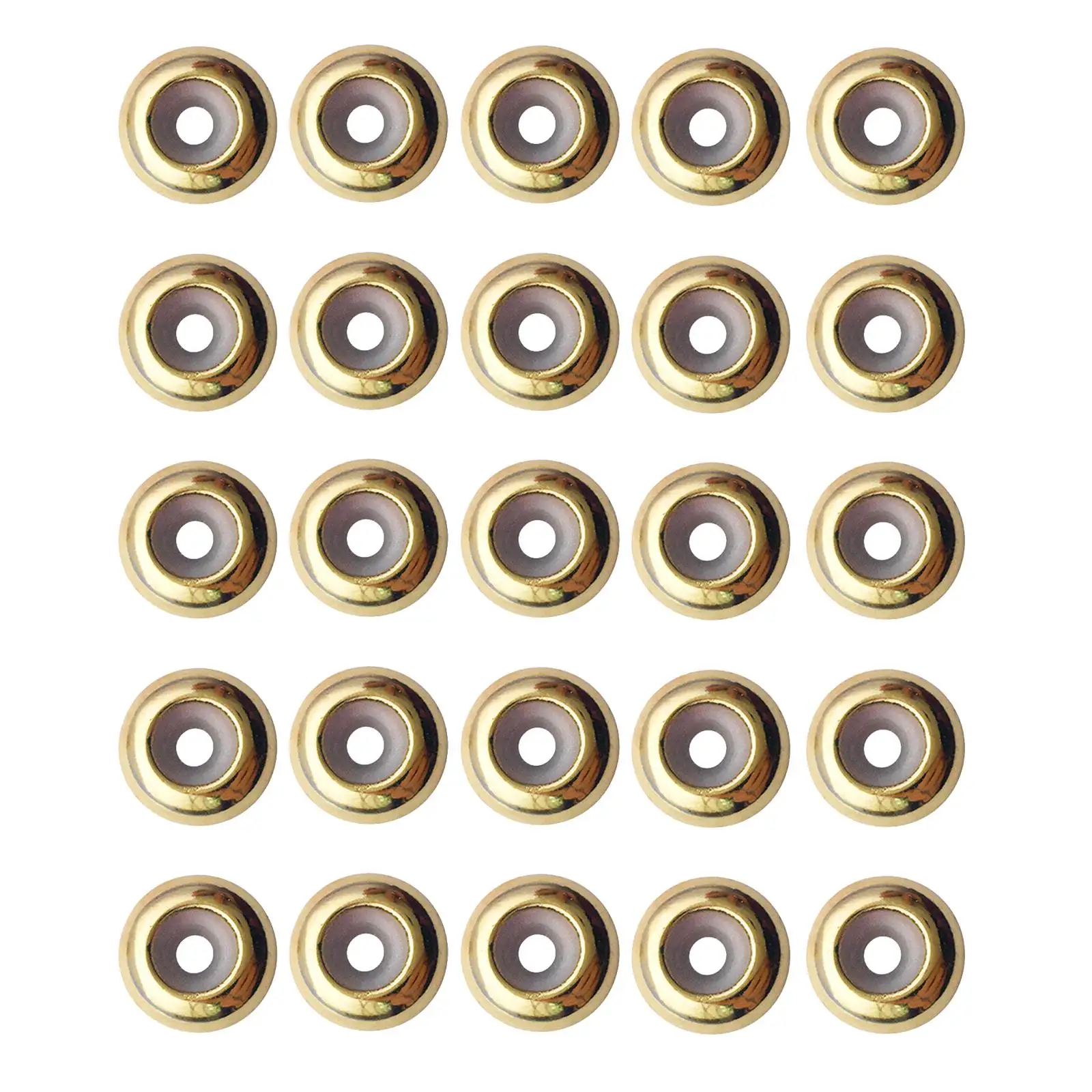 20Pcs Positioning Spacer Beads Tinny 8mm Insert Rubber Stopper Beads for Jewelry Makings DIY Crafts Findings Accessories