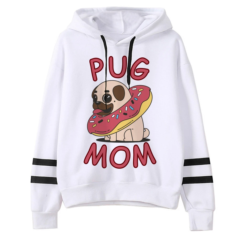 

Pug hoodies women harajuku funny long sleeve top vintage clothing sweater female japanese pulls