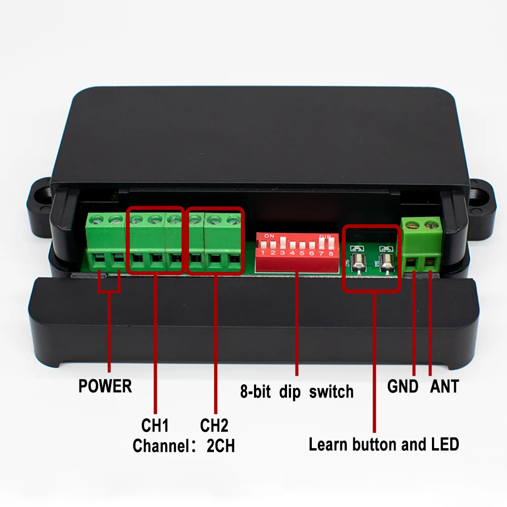 433MHz-868.8MHz MULTI KODE Pintu Garasi Pengendali Penerima Pembuka Gerbang untuk ATA PTX5 PTX5V1 PTX5V2 Merlin + HERCULIFT Superlift