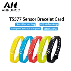 3/5/10pcs Rfid T5577 Waterproof Wristband Can Repeatedly Erase Smart Chip Id125khz Tag Copy Em4305 Badge Token Clone Write