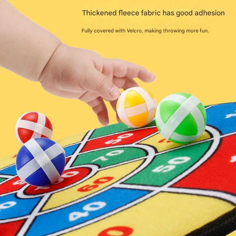 끈끈이 공 다트판 가족 인터랙티브 게임 교육용 산수 실내/실외 스포츠 장난감 선물