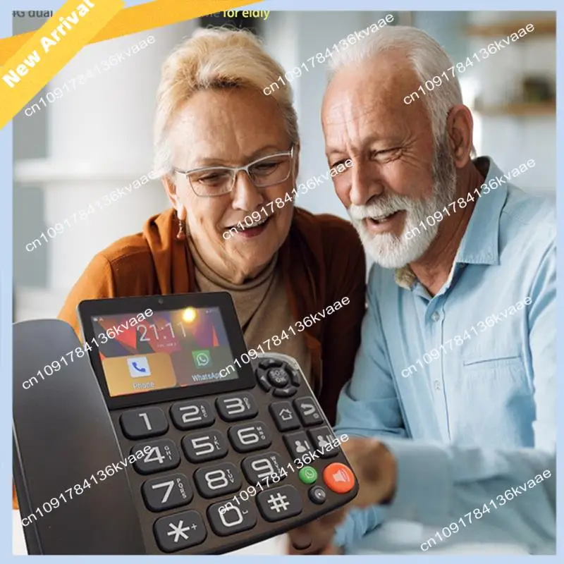 

M01K TUYA WIFI телефон с записью видео беспроводной телефон с SIM-картой с сетью 4G и радиосигнализацией для домашнего офиса EU-PLUG