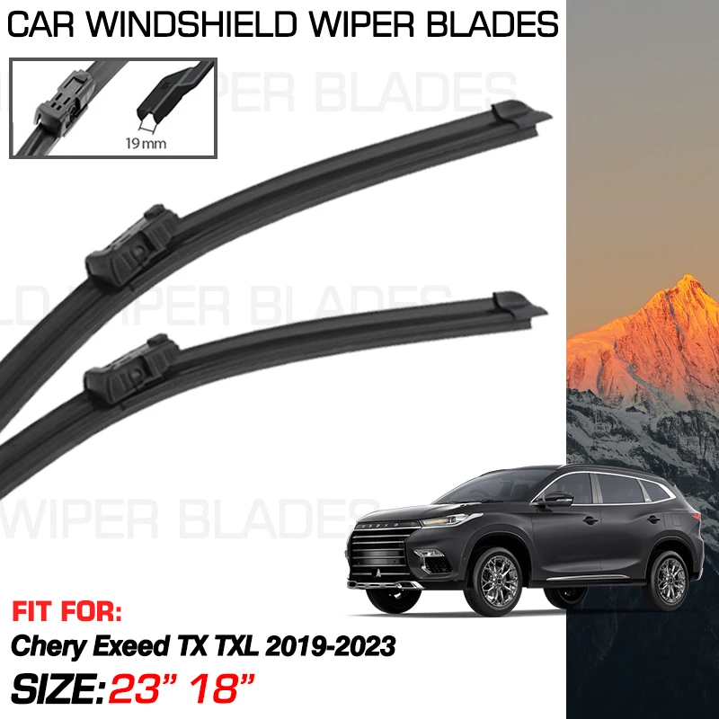 

Wiper For Chery Exeed TX TXL Exeed Lingyun 2019-2023 2022 2021 2020 Car Accessories Windshield Washer Brush Blades Brushes Parts