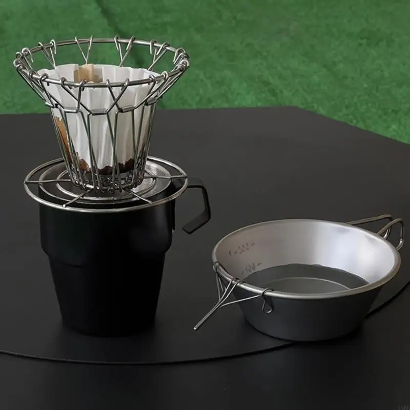 Stainless Drip Spout for Camping Pour Overs Coffee Precise Water Flows Control Leak Proof Fit Snow Bowls Coffee Cups 4XBB