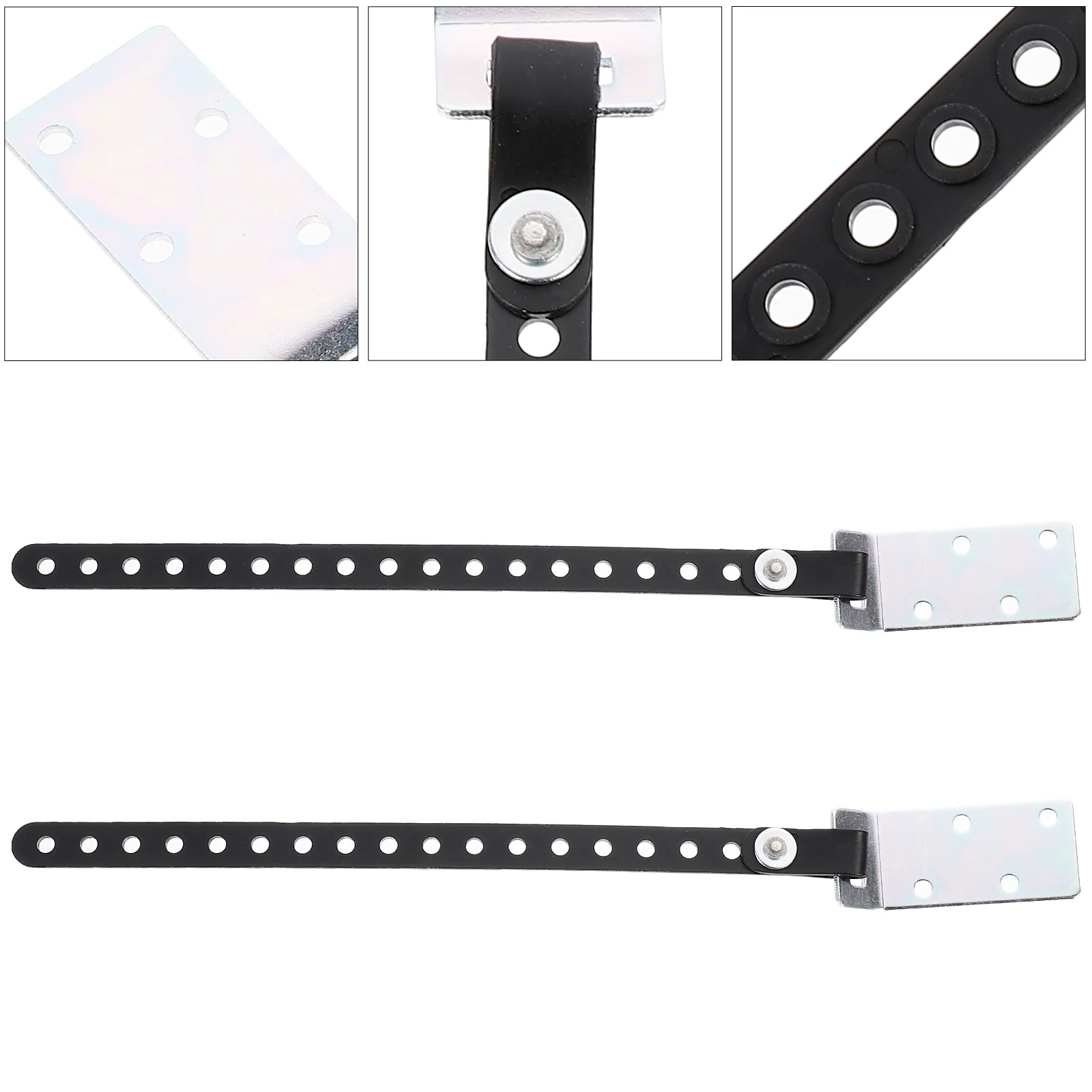 

2Pcs Furniture Safety Anchors Adjustable Anti Tip Straps for Childproofing Shelves Cabinets Desks Stability Protection Home Use