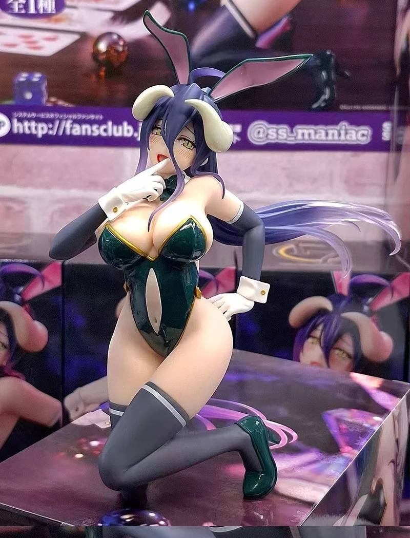 

In Stock Overlord Albedo In Stock Model Anime Figure Bunny Girl Toys Collection Ornament Boys Christmas Gifts Pvc