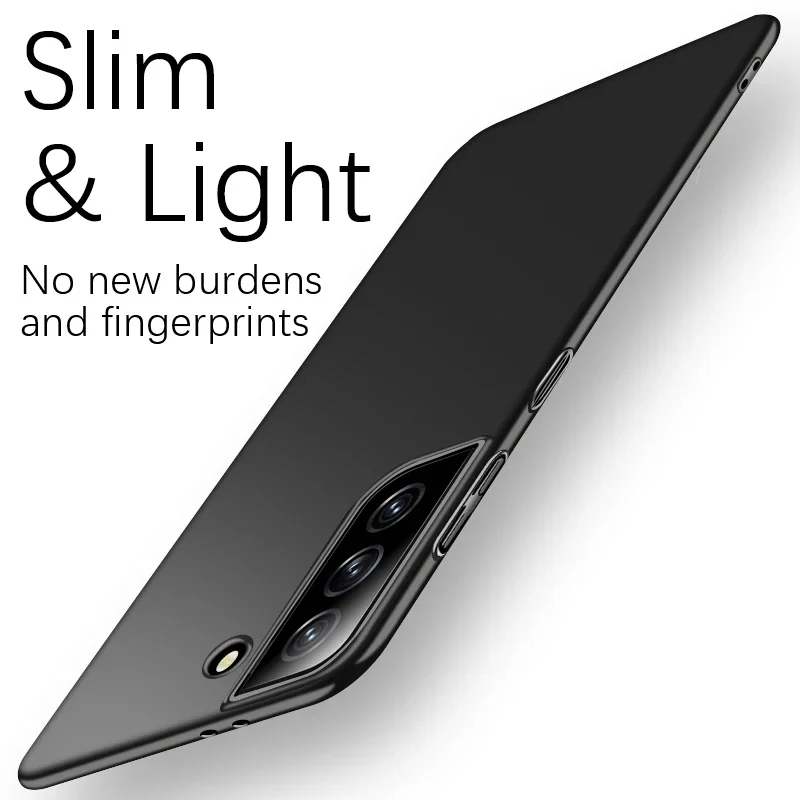 Luxury Matte Hard Case For Samsung Galaxy S24 Ultra S23 Plus S22 S21 S20 Note 20 Ultra S10 Plus Ultra Thin Slim Back Cover Shell