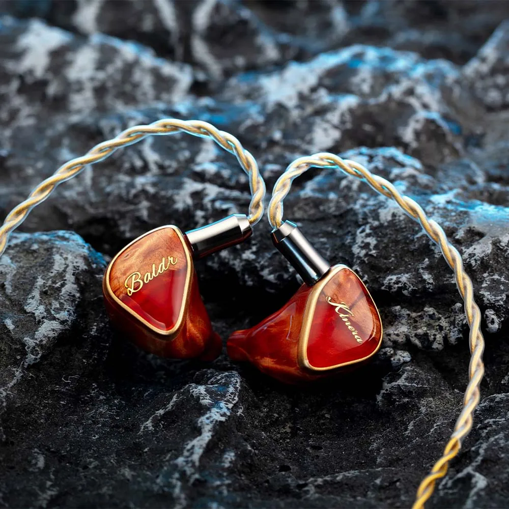 Kinera Baldr 2.0 In Ear Earphones 4EST+2BA+1DD Monitor IEMs 0.78 2pin Cable Headphones For Hifi Music Headset Gifts Accessories